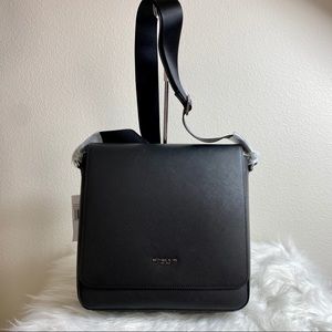 Michael Kors Men’s Medium Leather Messenger Bag